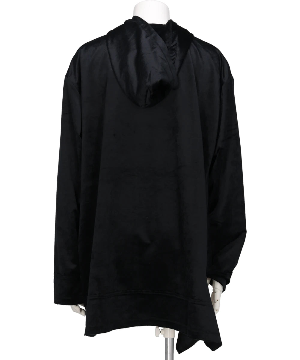 OVER HOOD VELOR T-SHIRT