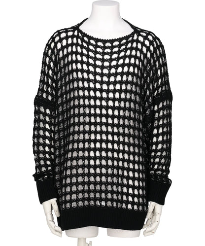 MESH ASYMMETRY KNIT