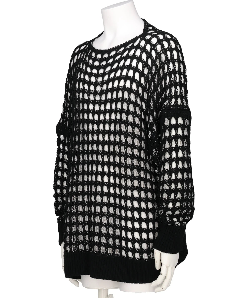 MESH ASYMMETRY KNIT