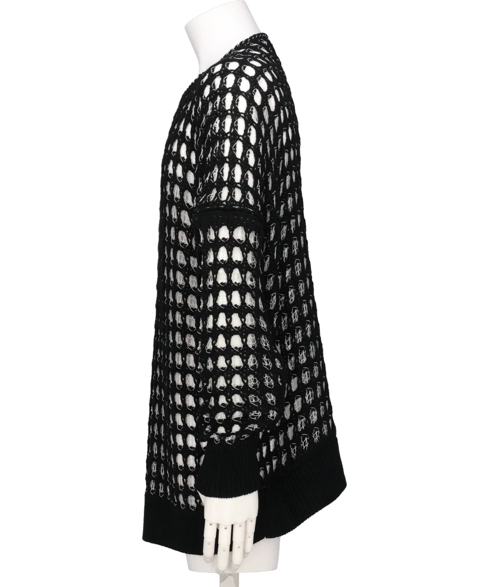 MESH ASYMMETRY KNIT