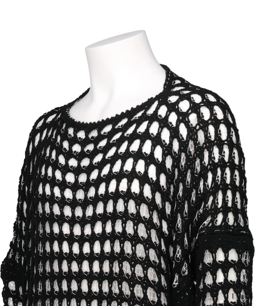 MESH ASYMMETRY KNIT