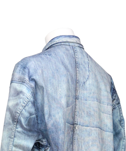 DENIM PRINT COVERALL