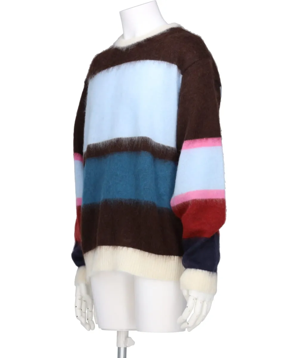 MOHAIR BORDER SWEATER KEITA MARUYAMA 30TH ANNIV. EXCLUSIVE