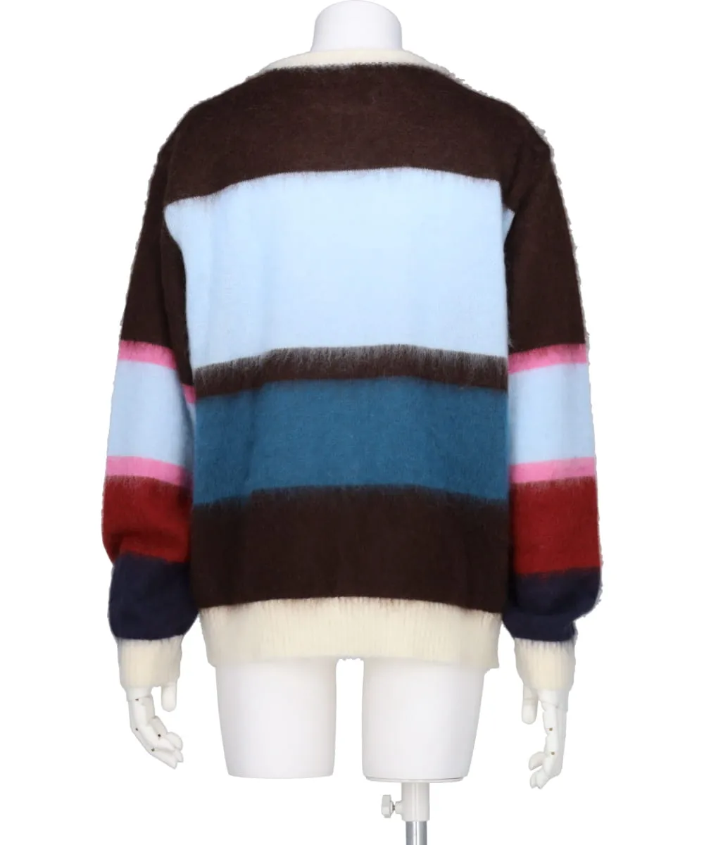 MOHAIR BORDER SWEATER KEITA MARUYAMA 30TH ANNIV. EXCLUSIVE