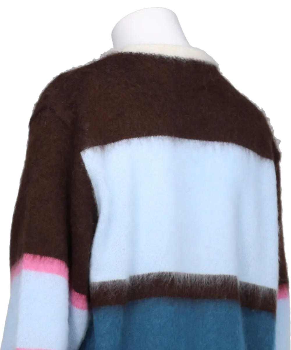 MOHAIR BORDER SWEATER KEITA MARUYAMA 30TH ANNIV. EXCLUSIVE