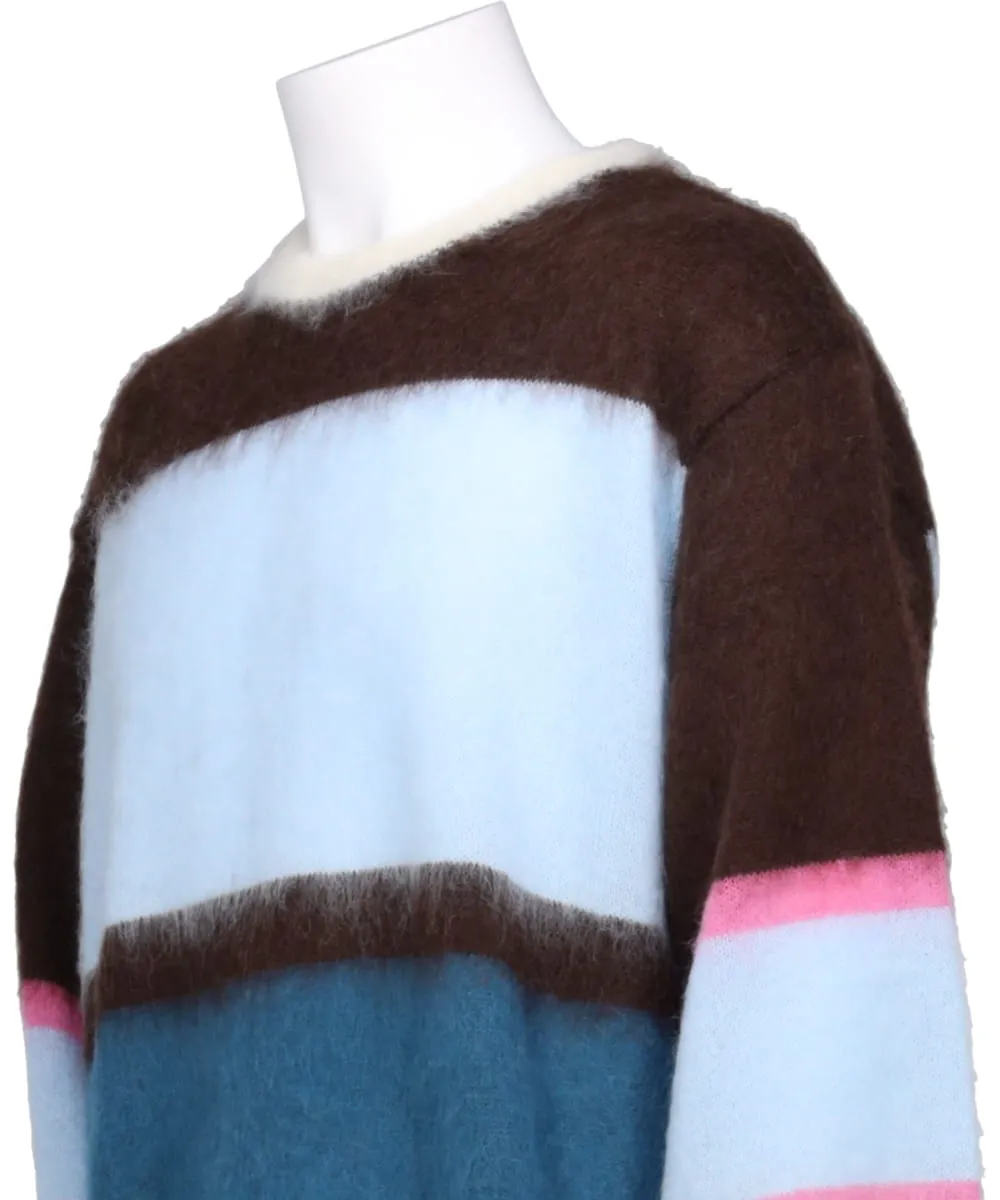 MOHAIR BORDER SWEATER KEITA MARUYAMA 30TH ANNIV. EXCLUSIVE