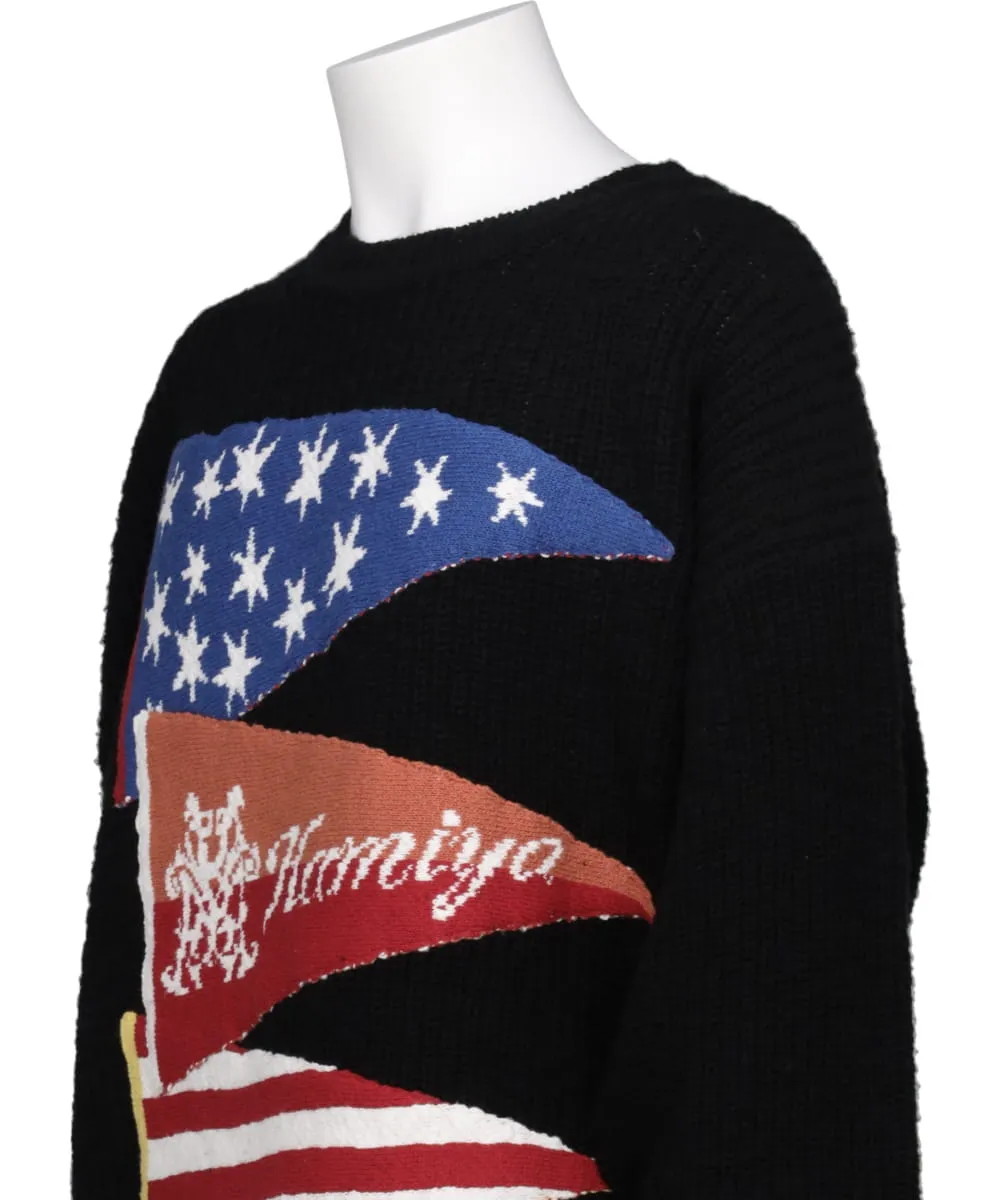 THREE FRAG KNIT PULLOVER