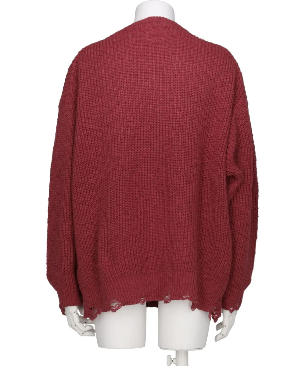 THREE FRAG KNIT PULLOVER