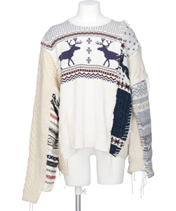 NORDIC COLLAGE SWEATER