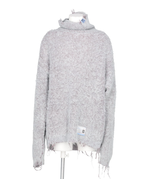 MOHAIR KNIT TURTLENECK PULLOVER