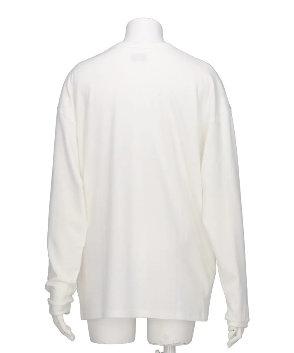 RECYCLE ORGANIC COTTON COMPACT TERRY L/S T-SHIRT