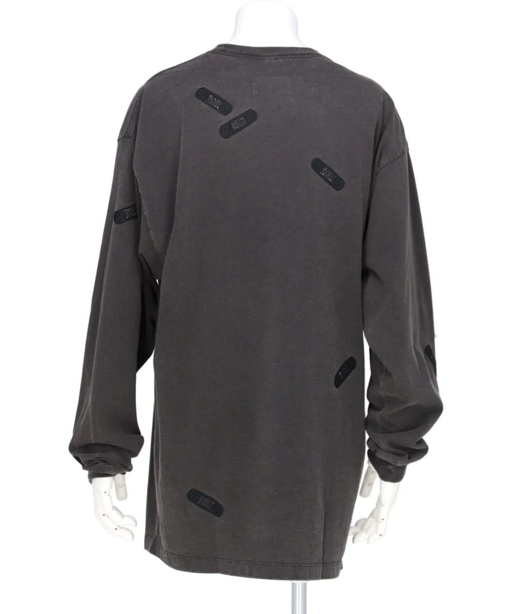 EX BANDAGE EMBROIDERY L/S T-SHIRT