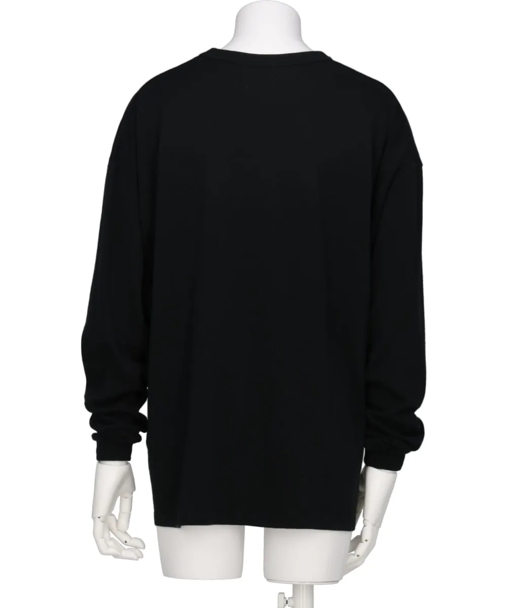COTTON PILE L/S T-SHIRT