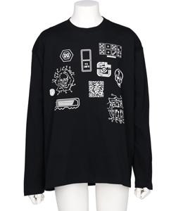 PIKO EMBROIDERY SIDE LINE GRAPHIC L/S