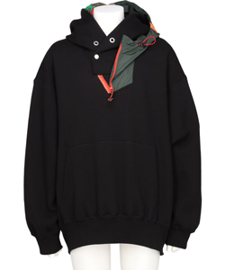 HOOD LAYERED PULLOVER