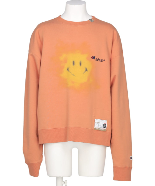 SMILY FACE PRINTED PULLOVER