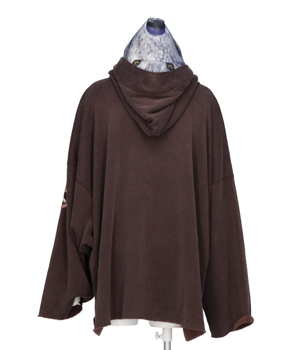 ANIMAL TRIM OVERSIZED HOODIE