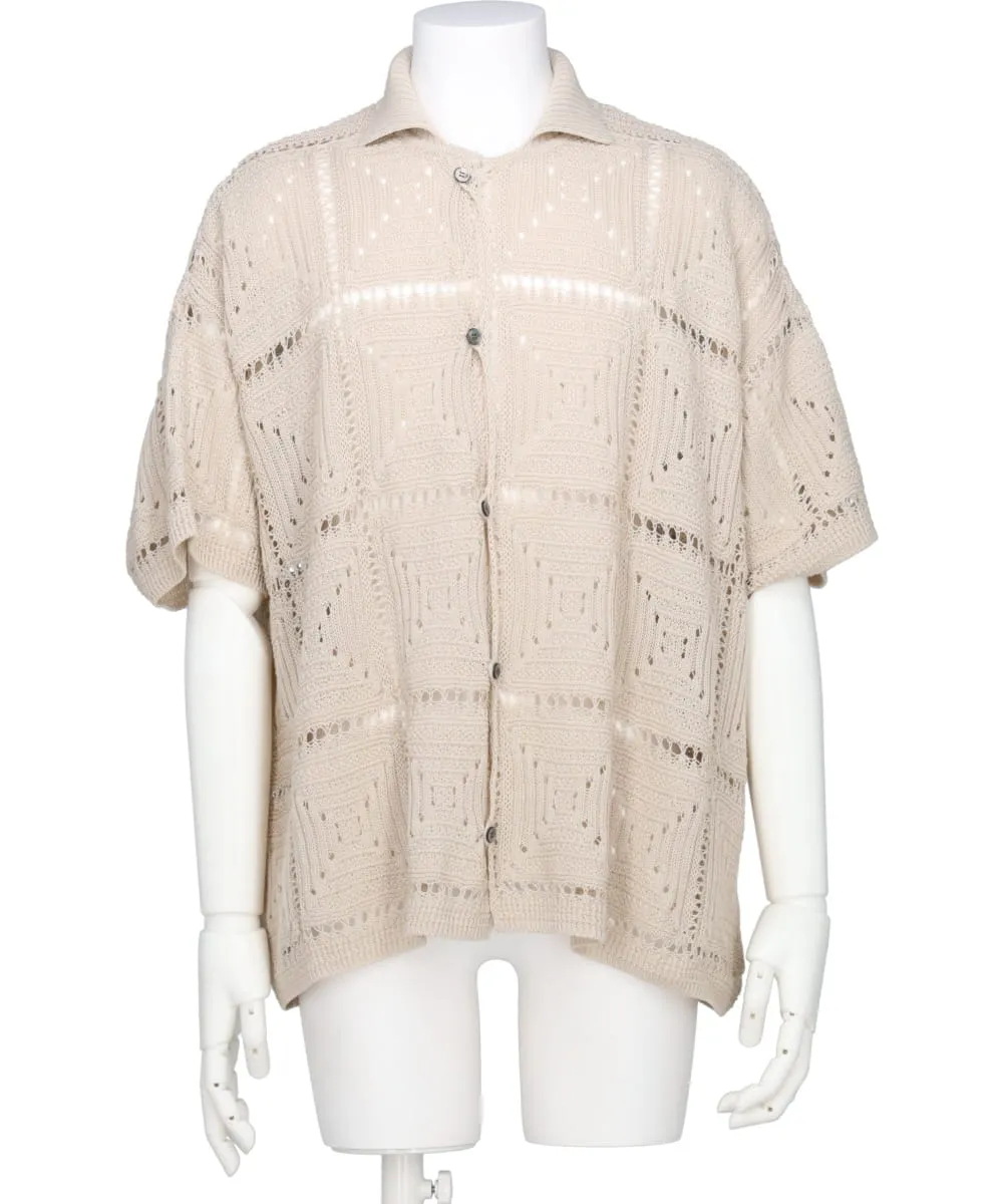 CROCHET KNIT SHIRT