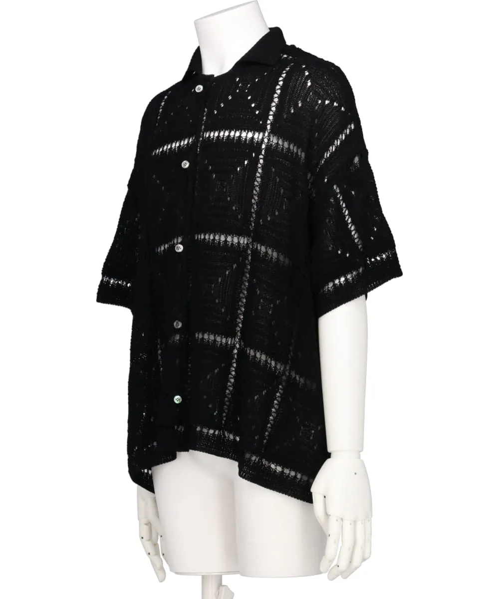 CROCHET KNIT SHIRT