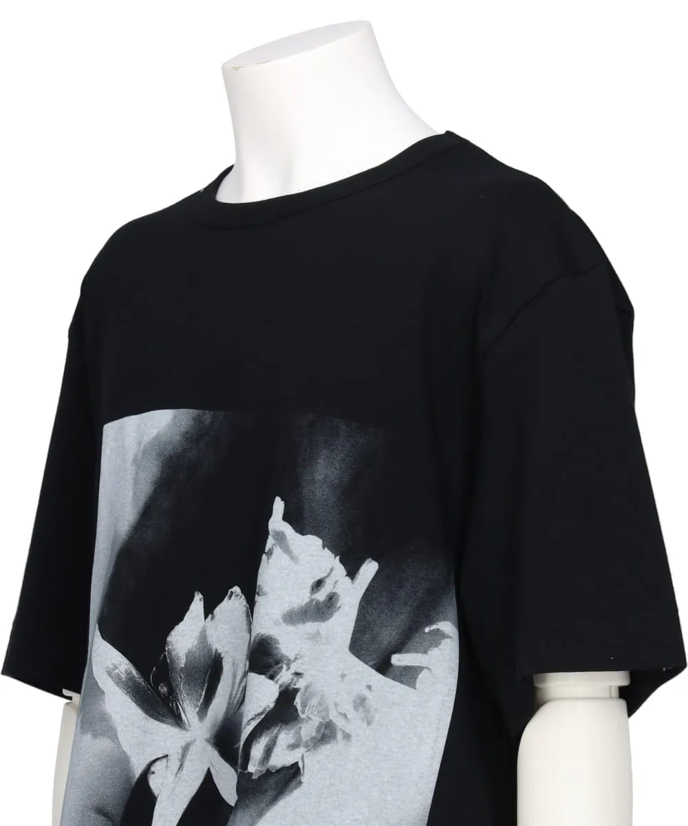 FLOWER PRINT JERSEY T-SHIRTS