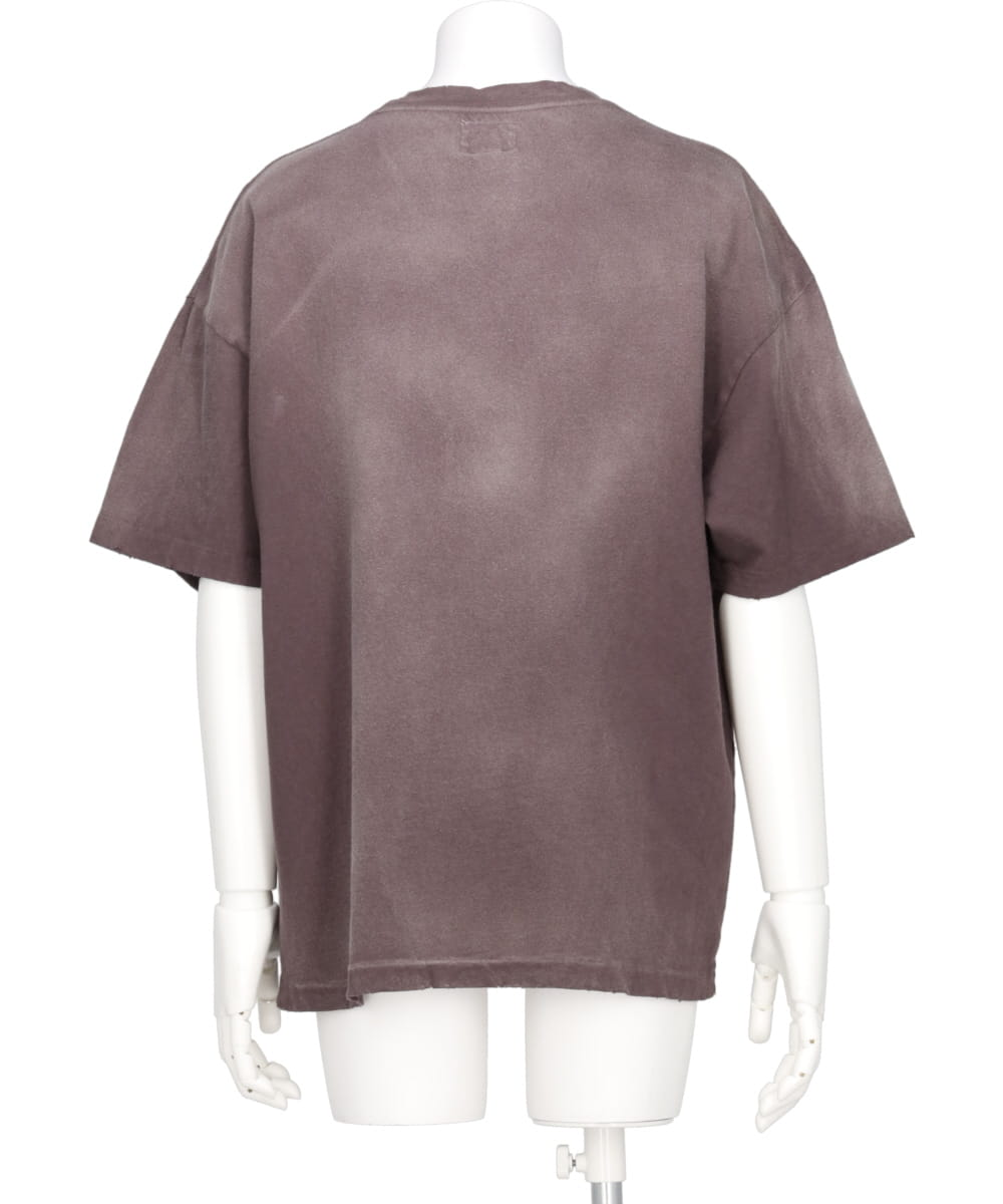 "KMY-WOLF" DISTRESSED TEE