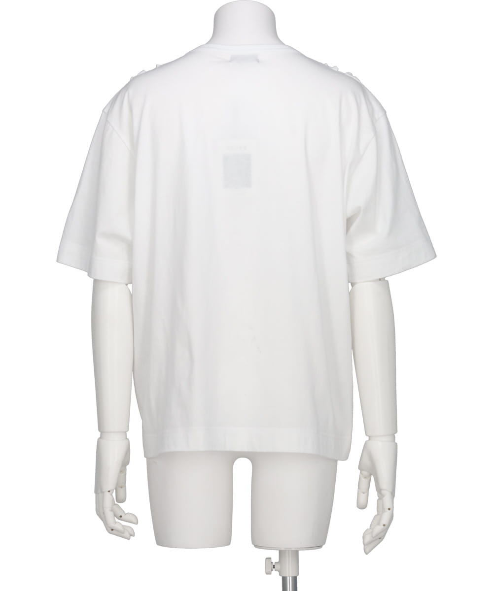 RUFFLE PRINT T-SHIRTS