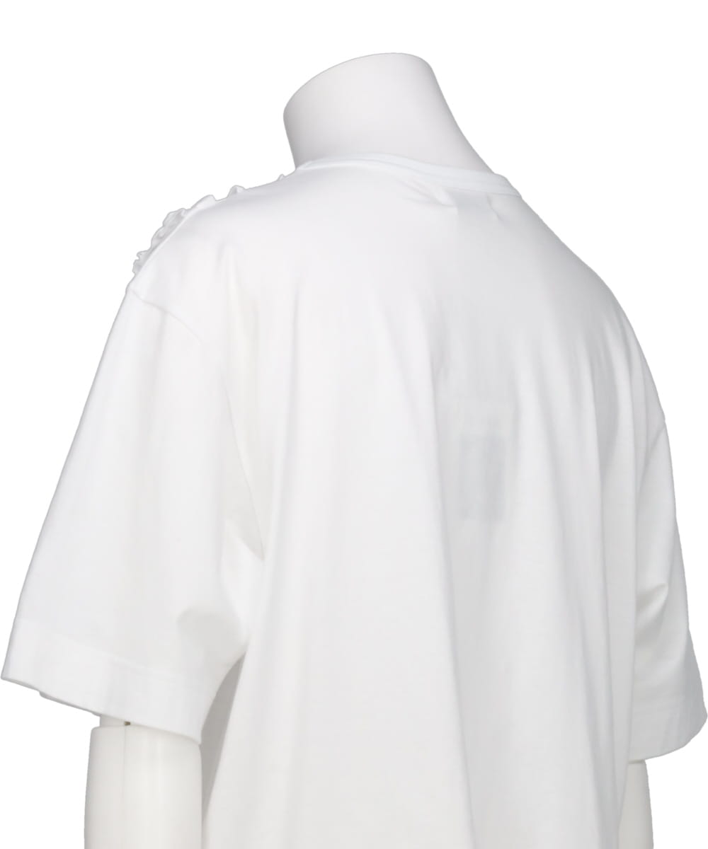 RUFFLE PRINT T-SHIRTS