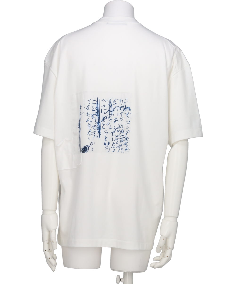 ALMOSTBLACK×YUICHI INOUE REMAKE PACHED PRINT T-SHIRTS