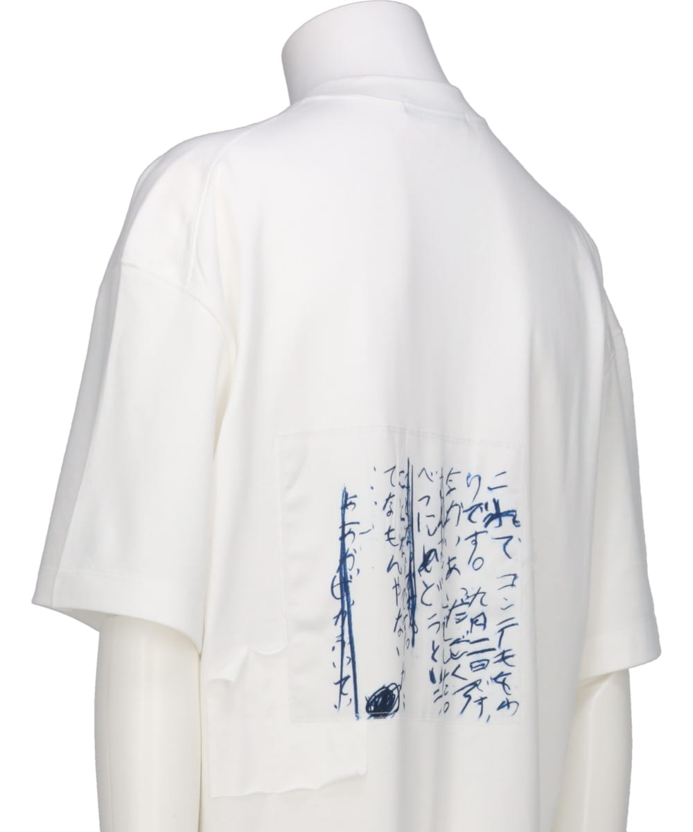 ALMOSTBLACK×YUICHI INOUE REMAKE PACHED PRINT T-SHIRTS