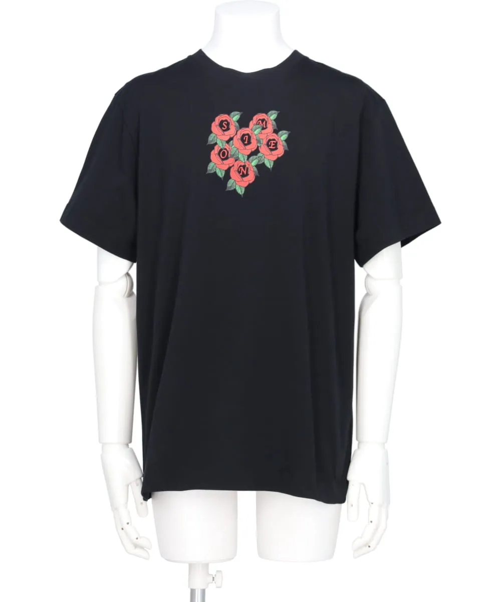 CLUSTER ROSE LOGO PRINT SHORT SLEEVE T-SHIRT