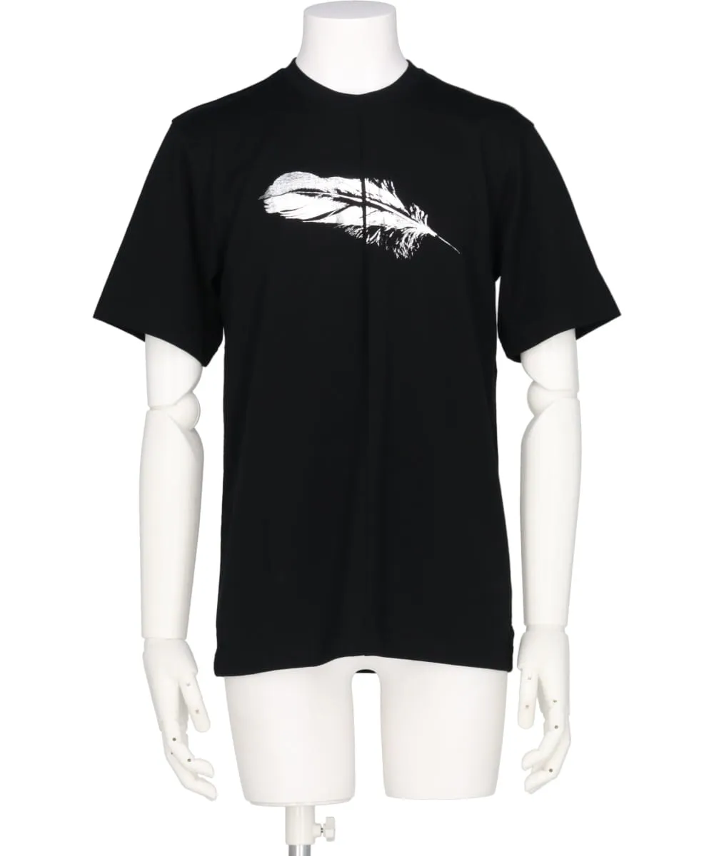 BACK LINING T-SHIRT (PIGEON FEATHER)