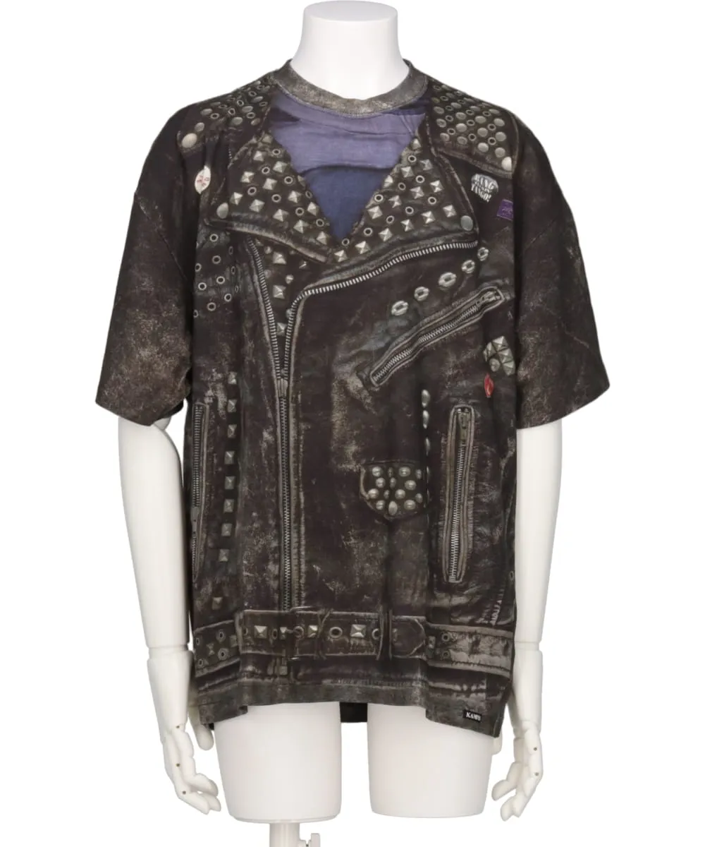 TROMPE I’OEIL PRINT T-SHIRT