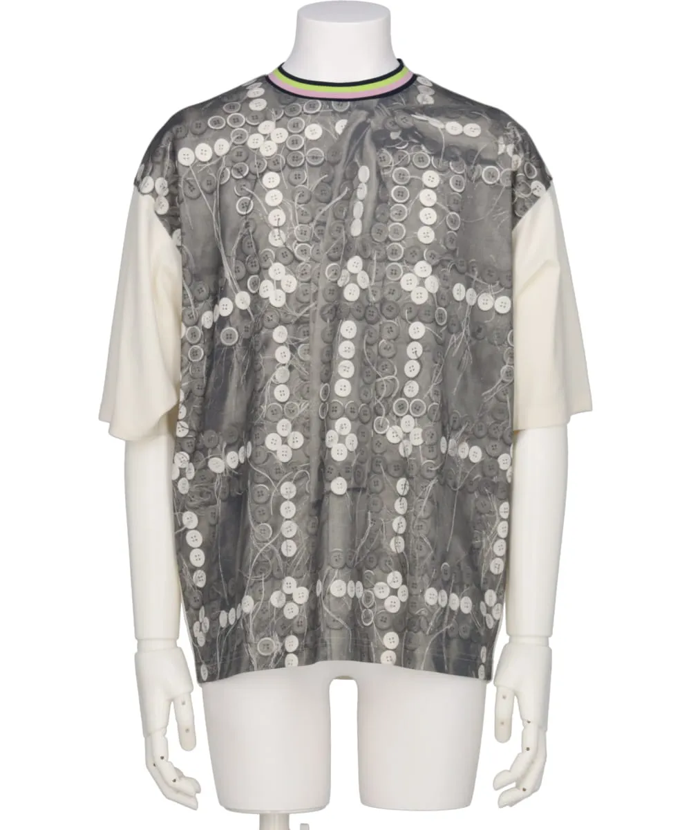 PHOTO GRAPHIC T-SHIRT (CHECK BUTTON)