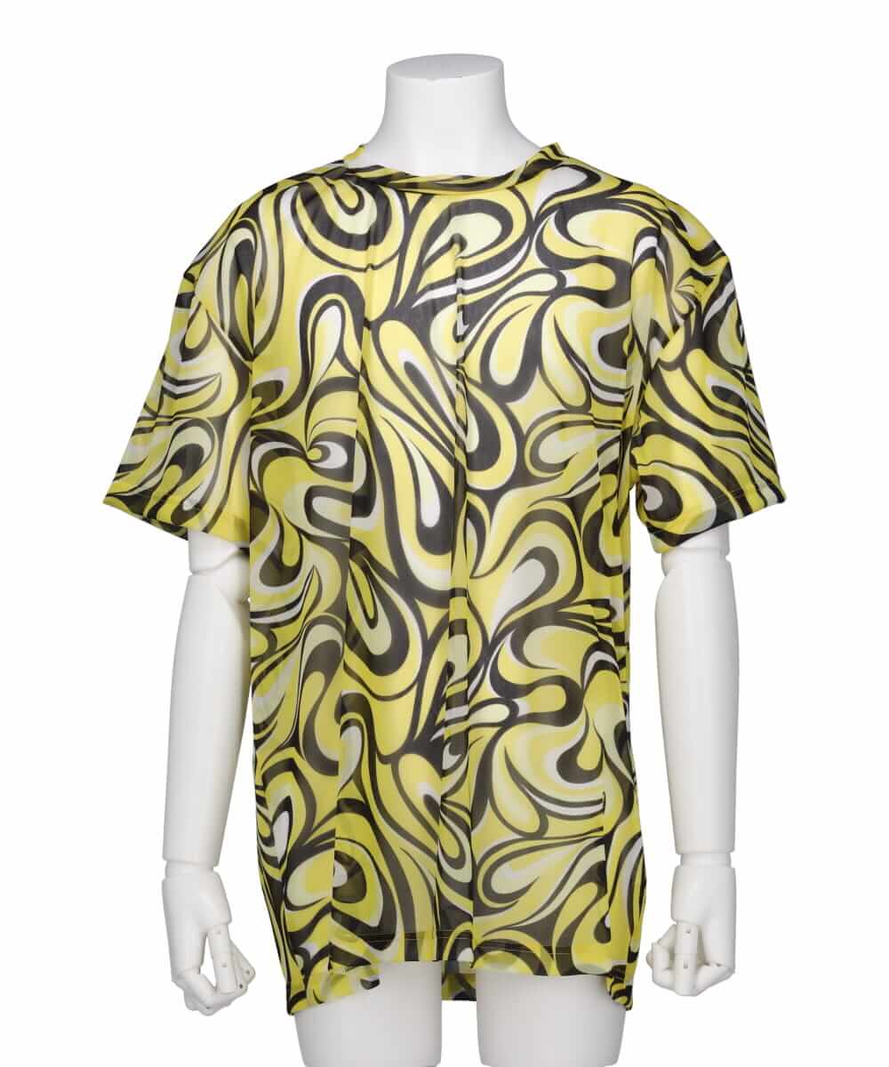 SHORT POLY TEE TEXTILE DESIGN BY TT