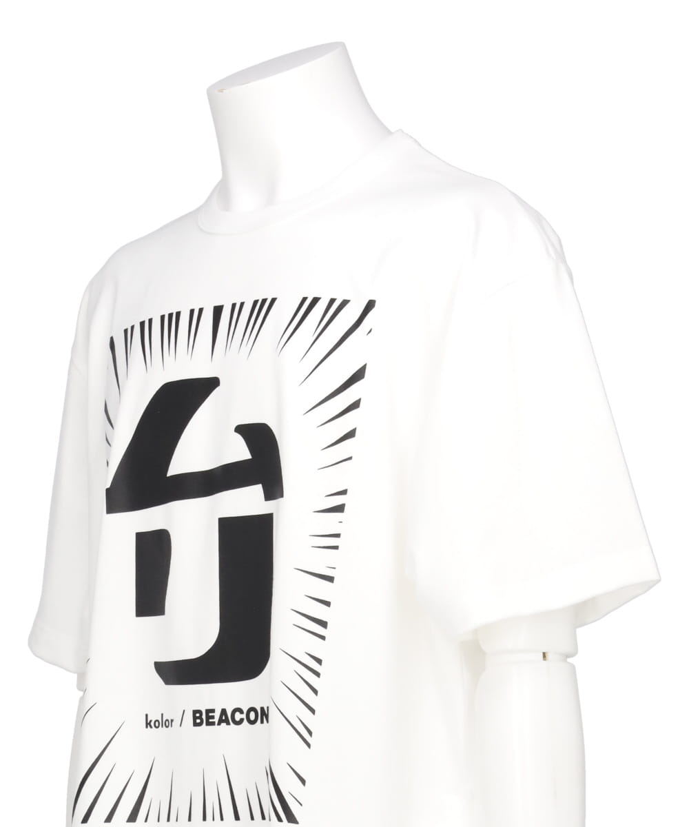 kolor BEACON(カラービーコン) 2023ss 23SBM-T07234A 半袖Tシャツ