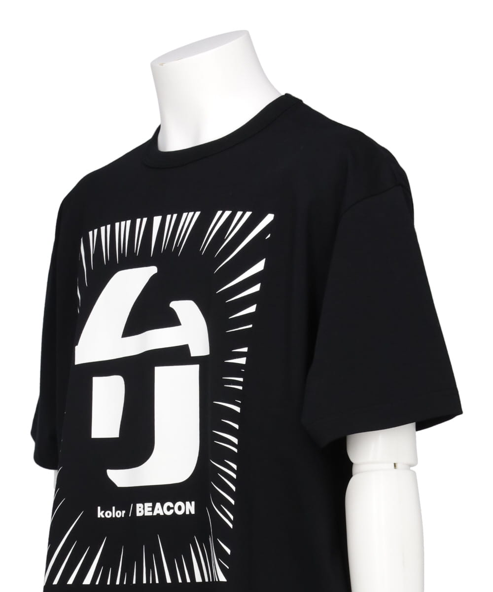 kolor BEACON(カラービーコン) 2023ss 23SBM-T07234D 半袖Tシャツ 
