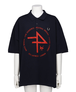 OVERSIZED PRINTED POLO SHIRT