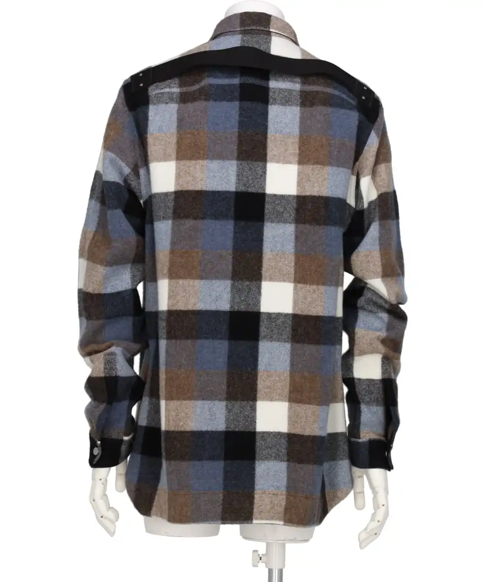 OUTERSHIRT / PALE BLUE PLAID