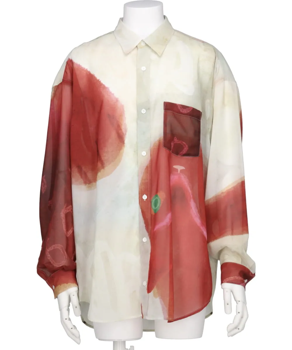 DRAWING L/S SHIRT BY TAKASHI TSUSHIMA