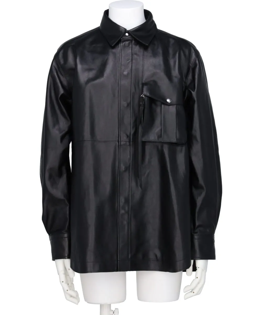 LEATHER OFFICER SHIRT