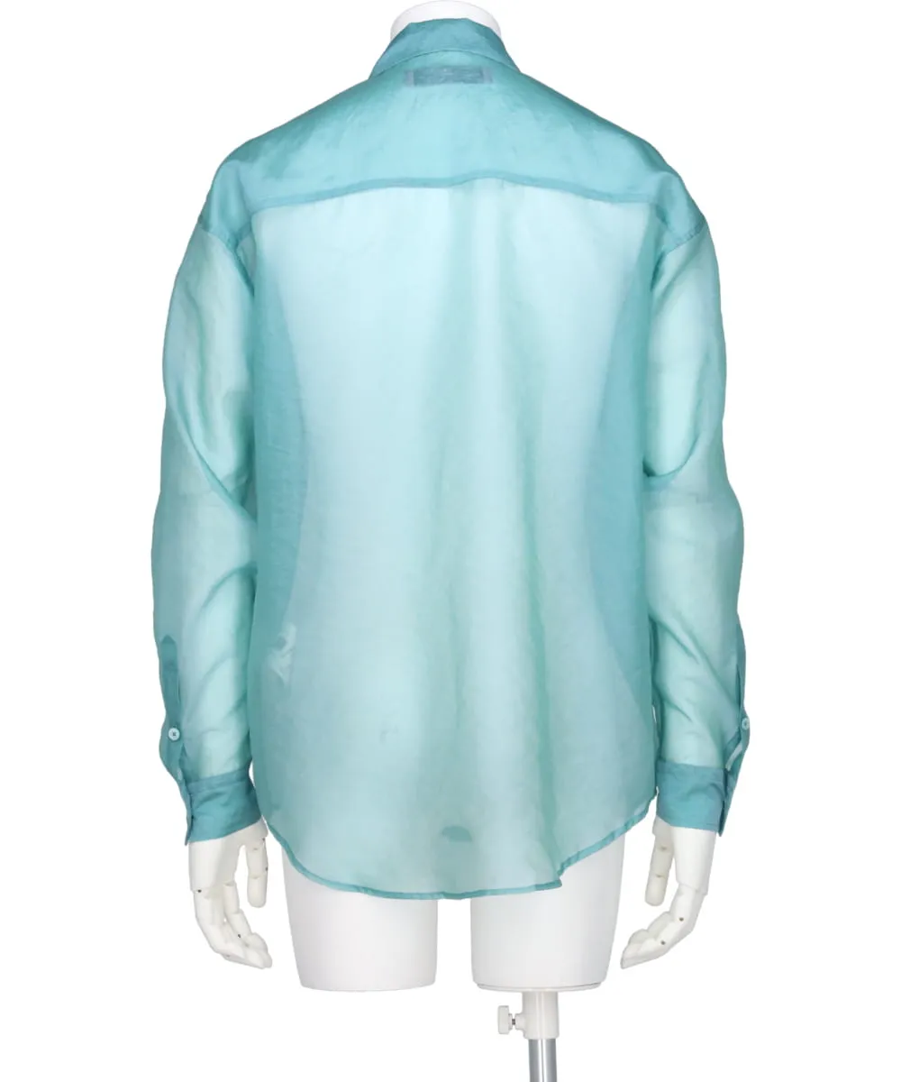 FLOWER TOGGLE ORGANDY SHIRTS