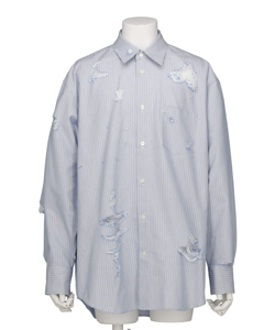 DESTROYED STRIPE SHIRT