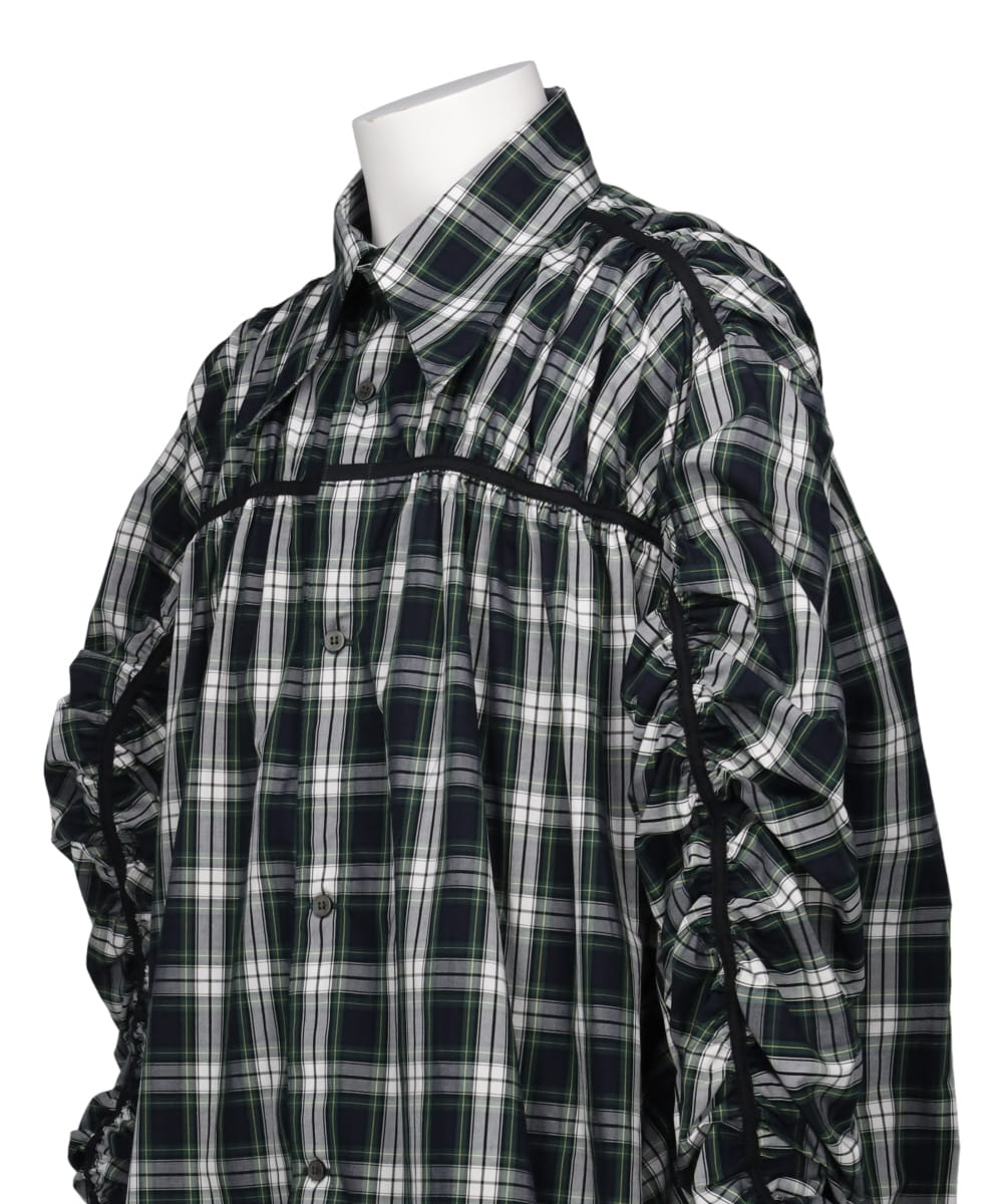 KIDILL(キディル) 2023SS ギャザーシャツ KL693 | MIDWEST公式通販