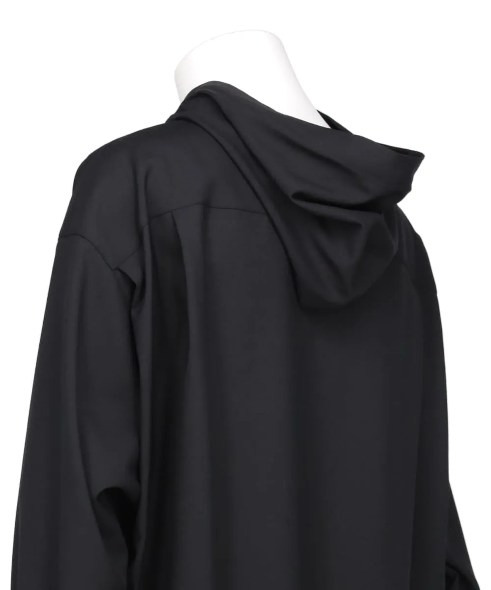DROPPED SHOULDER TOP WITH HOOD