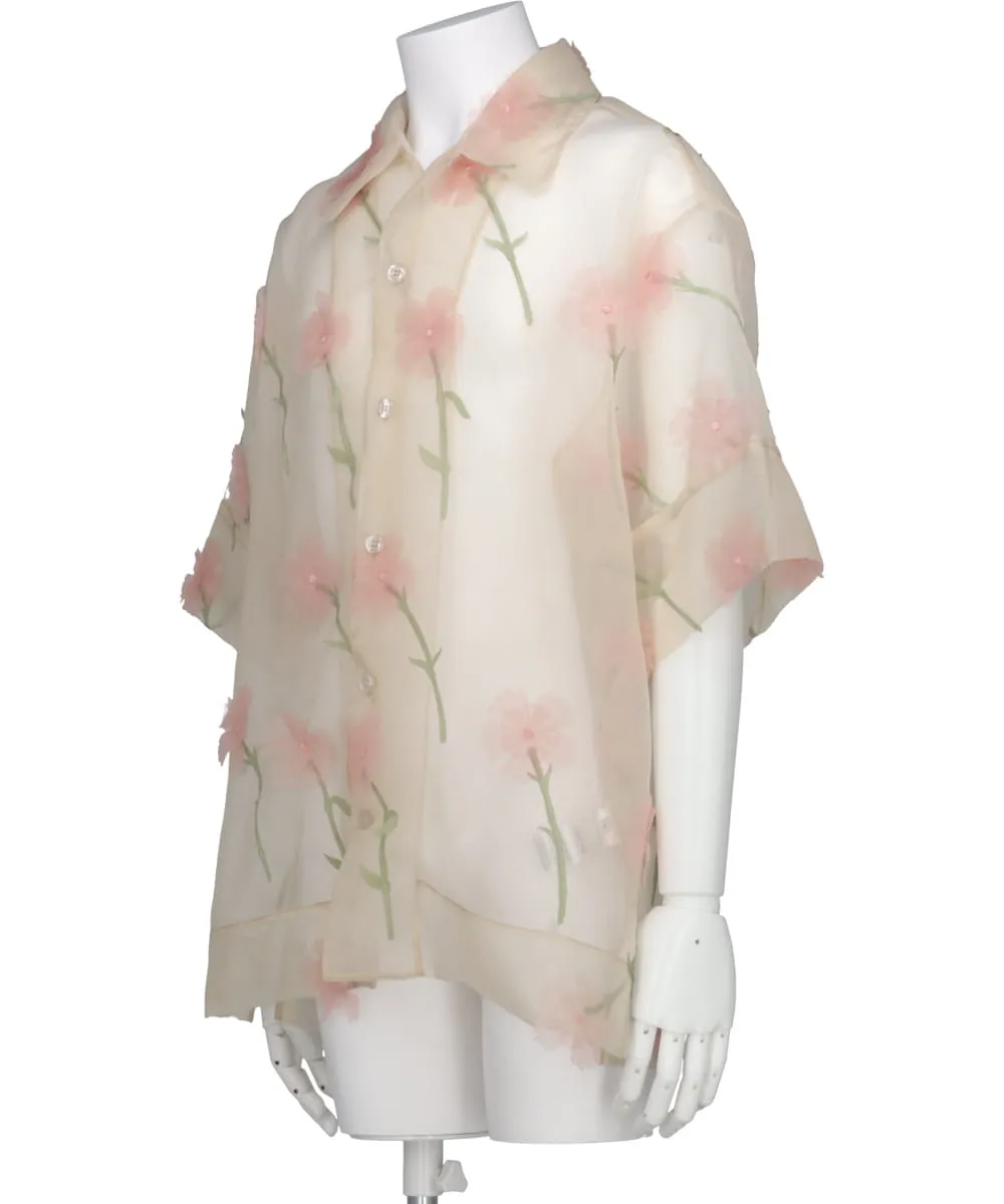 SHEER BOXY SHIRT
