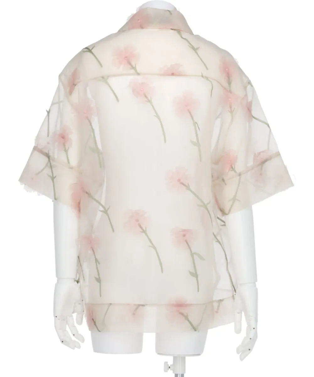 SHEER BOXY SHIRT