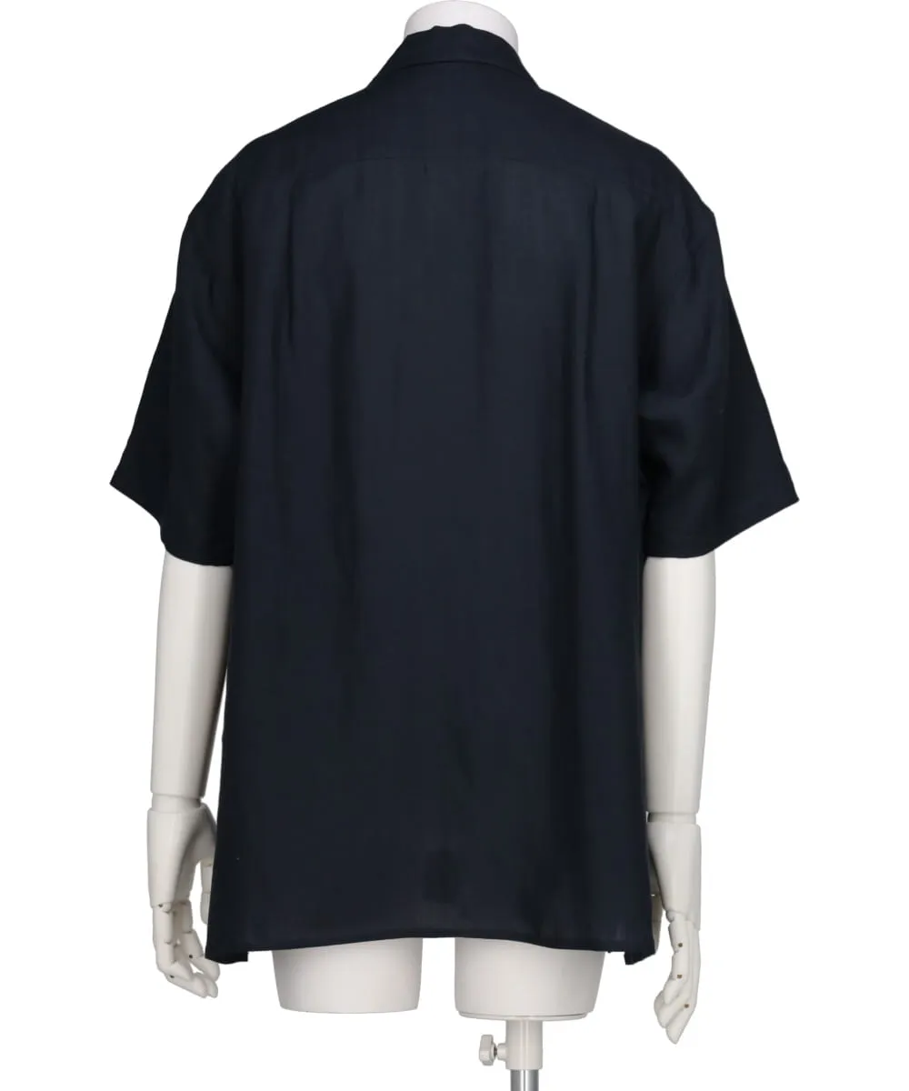 EMBROIDERY OPEN COLLAR SHIRT