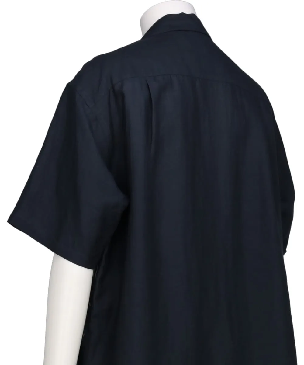 EMBROIDERY OPEN COLLAR SHIRT