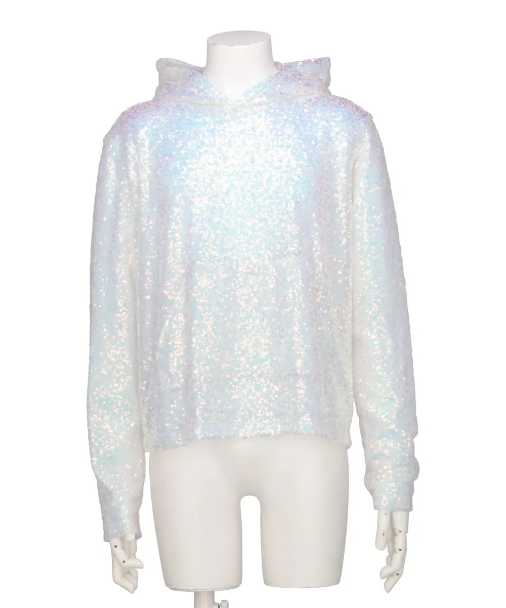 SEQUINS HOODIE