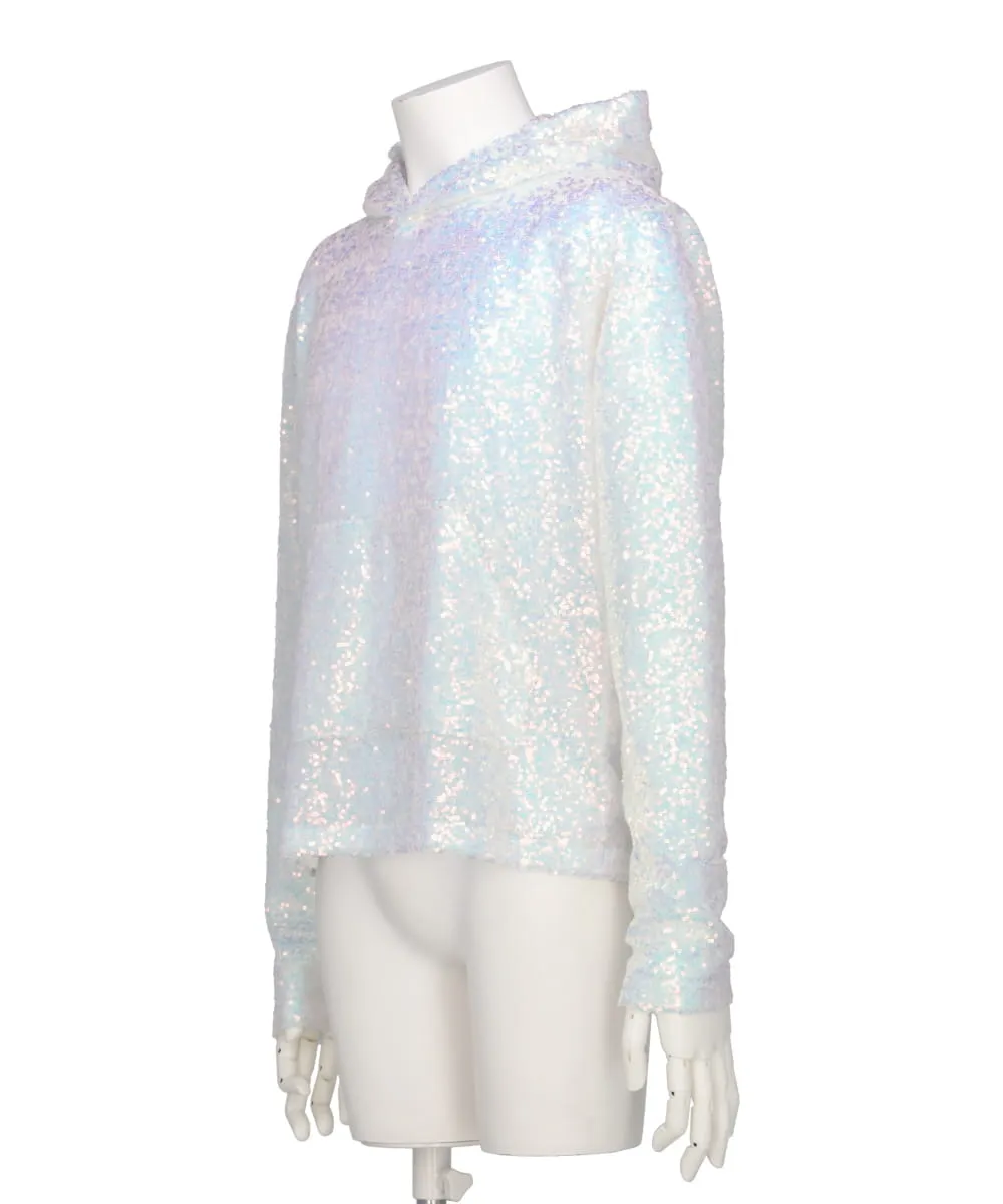 SEQUINS HOODIE